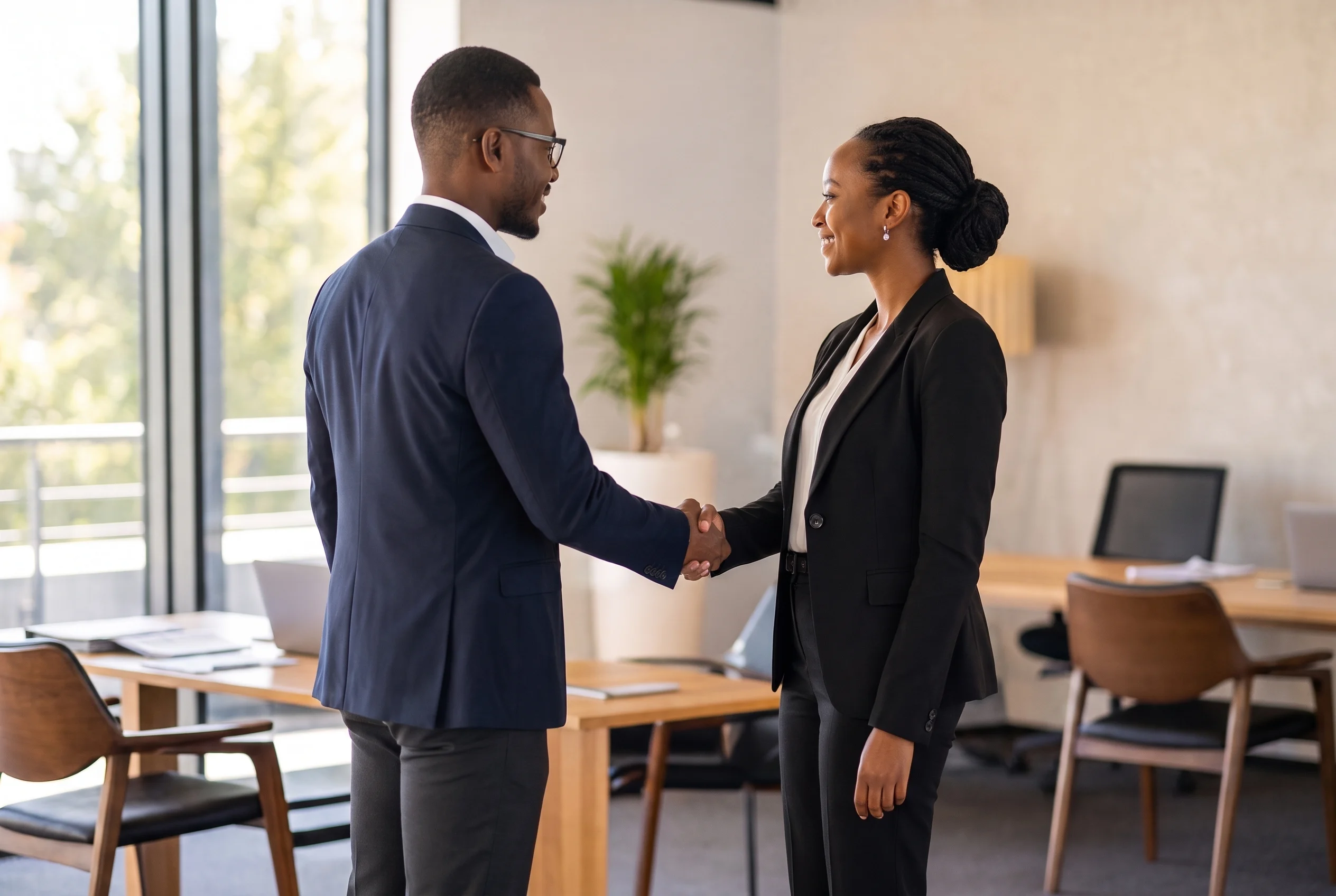 Business handshake